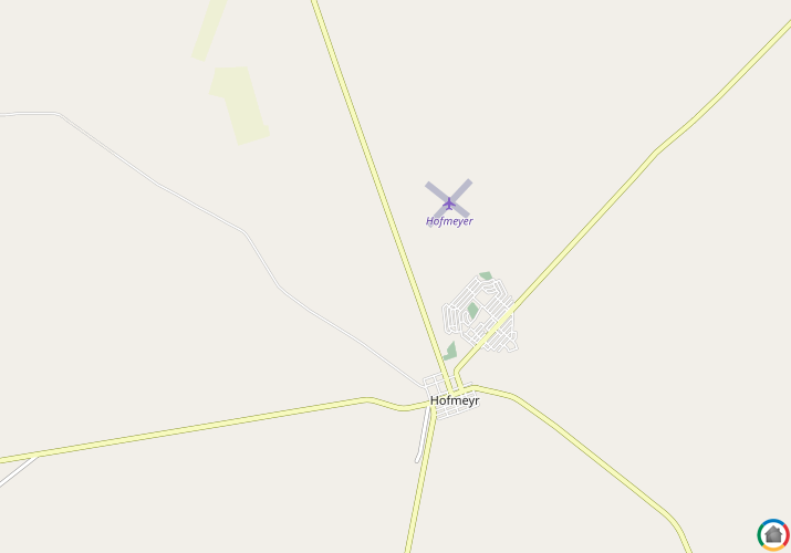 Map location of Hofmeyr